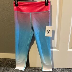Vibrant Kids Ombre Leggings - Pink and Blue